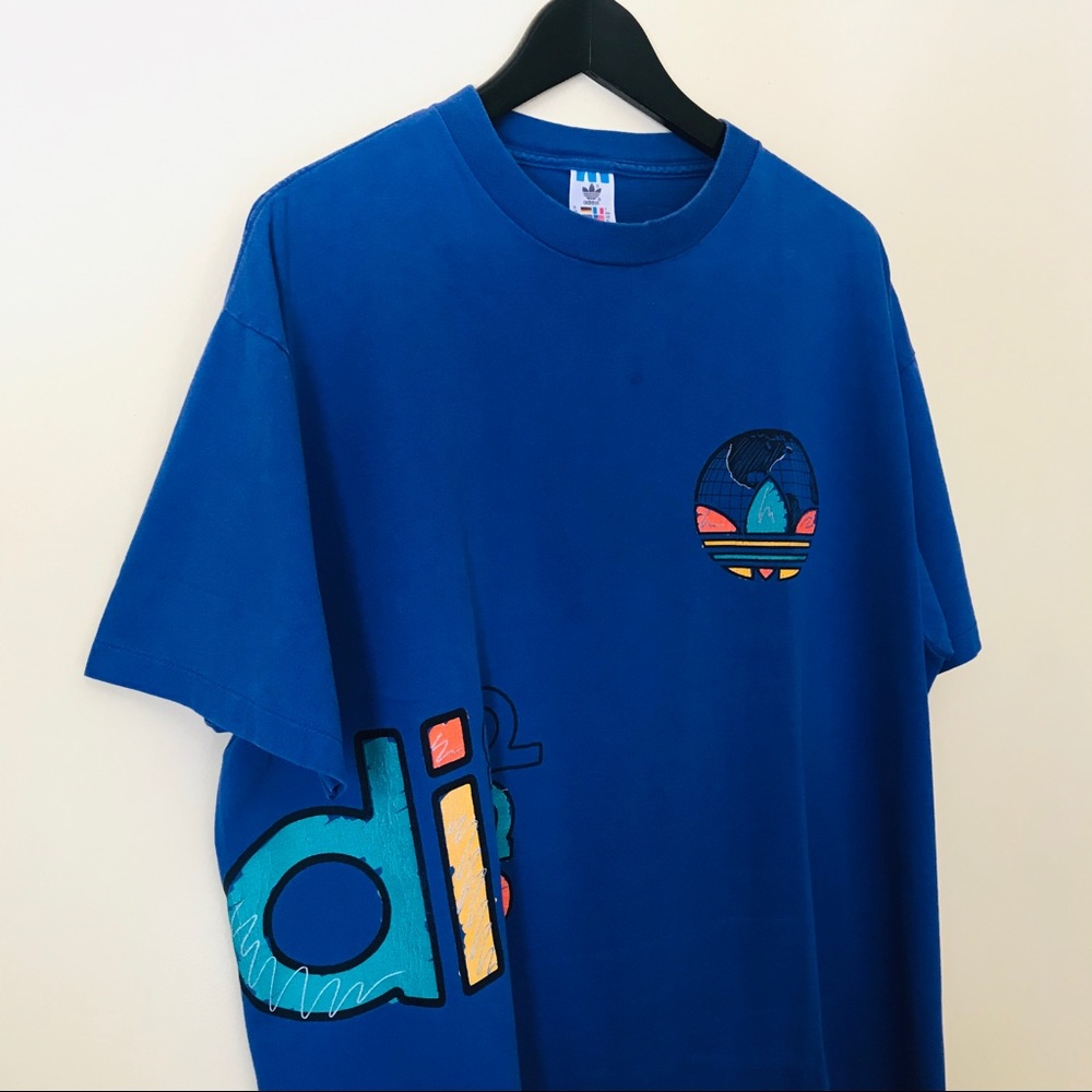 Vintage 80s Adidas T Shirt